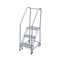 Rolling Ladder with Handrail and Platform, 30in H C8821