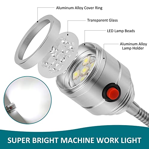 Magnetic LED Work Light with Flexible Gooseneck Q9426