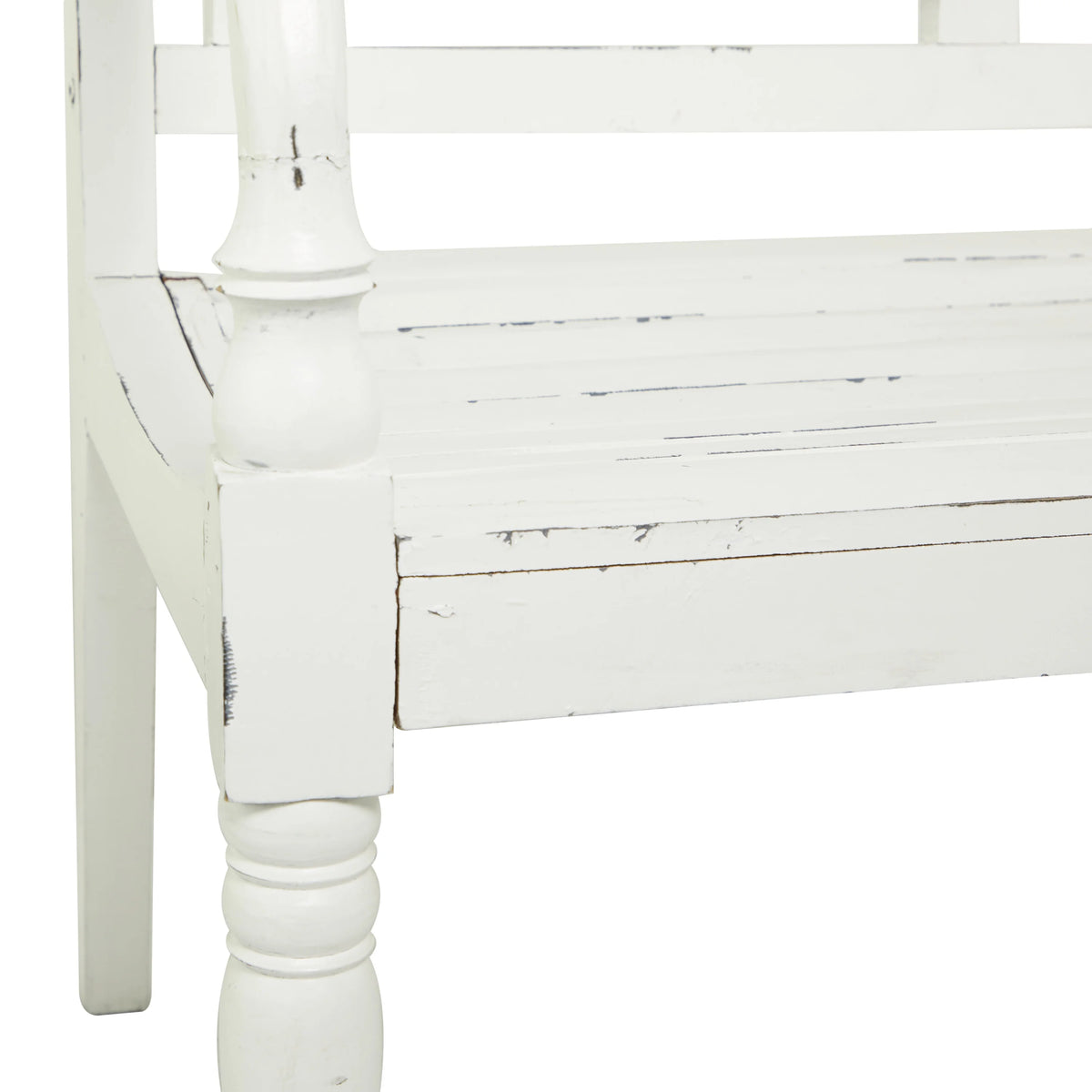 White Wood Bench V88082