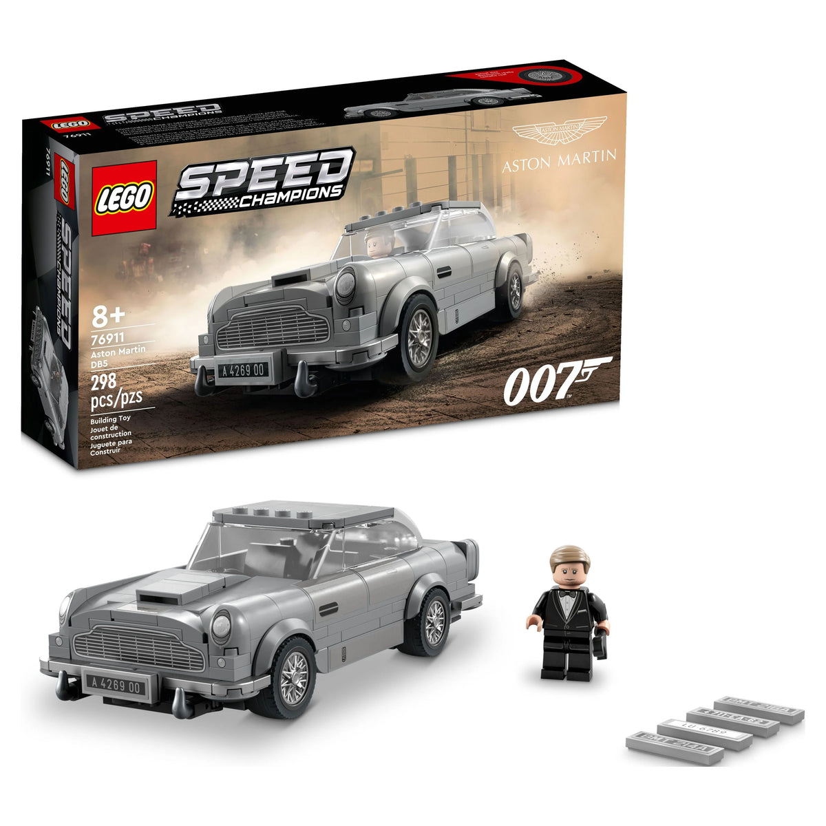 Building Toy Set with Car Model and Minifigure Z243