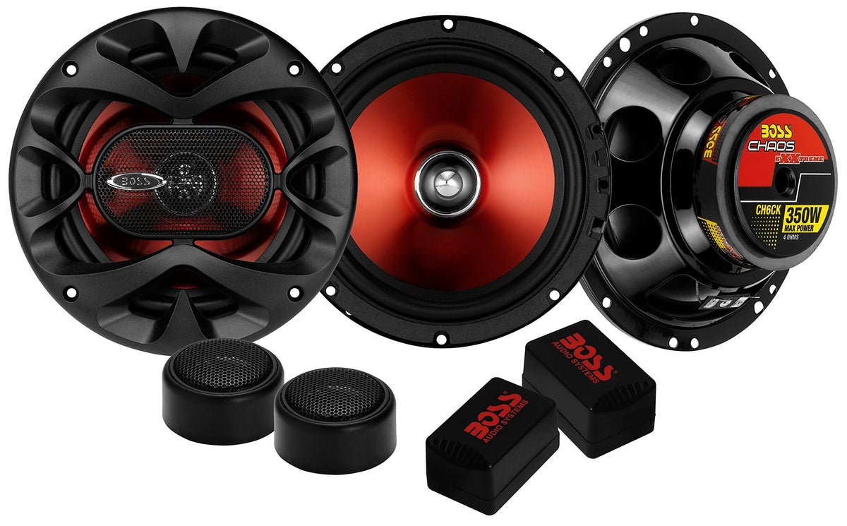 2 6.5 inch Component Car Speakers with Crossovers Z4267