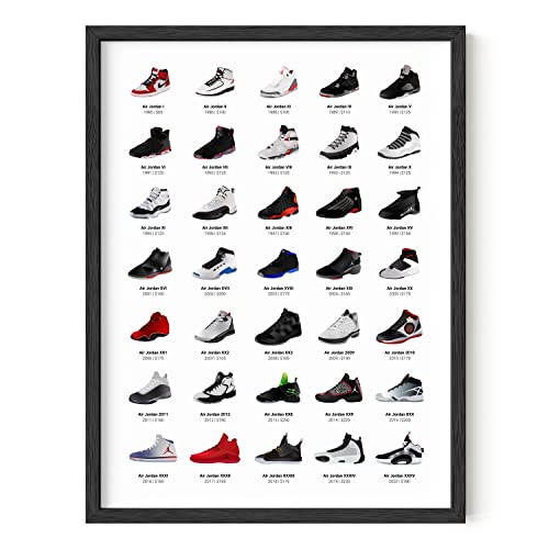 Sneaker Posters 12”x16” Unframed V939