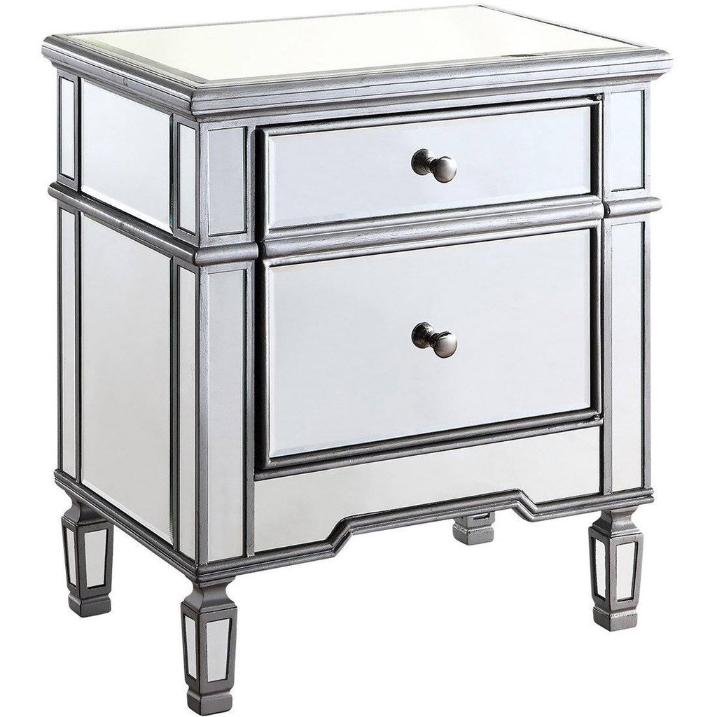Silver 1 Door Cabinet O6526