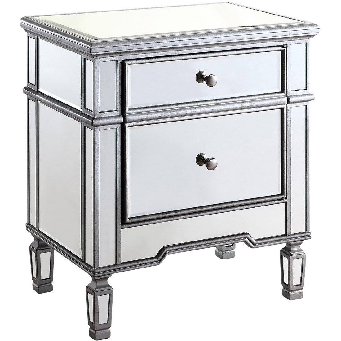Silver 1 Door Cabinet O6526