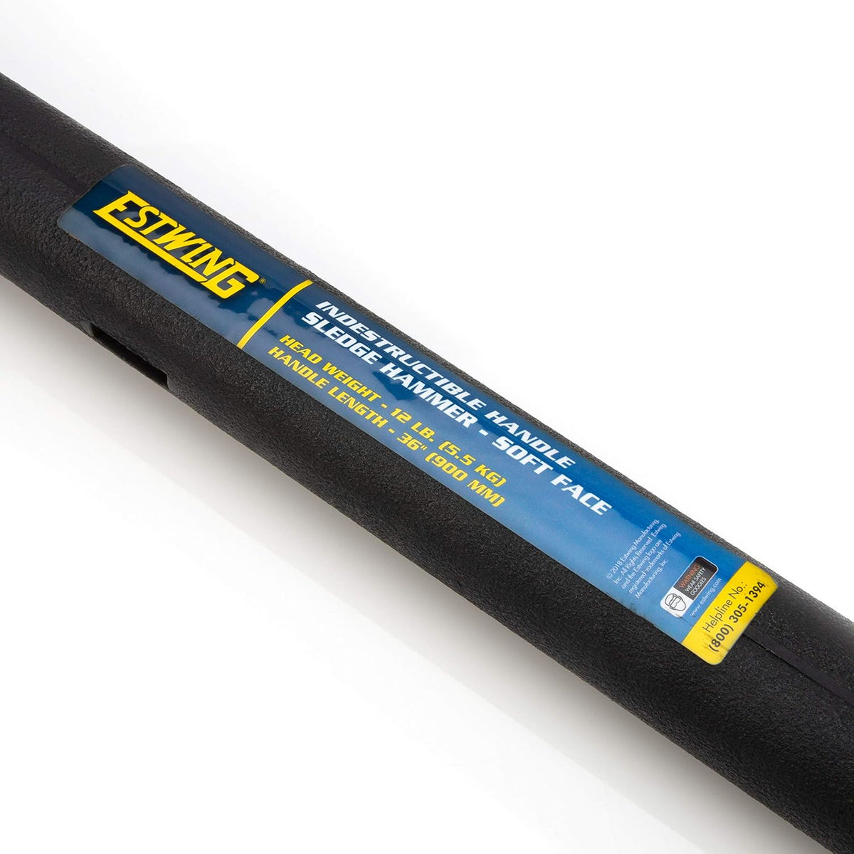 12-Pound Soft Face Sledge Hammer with Vulcanized Rubber Overlay Handle E5815