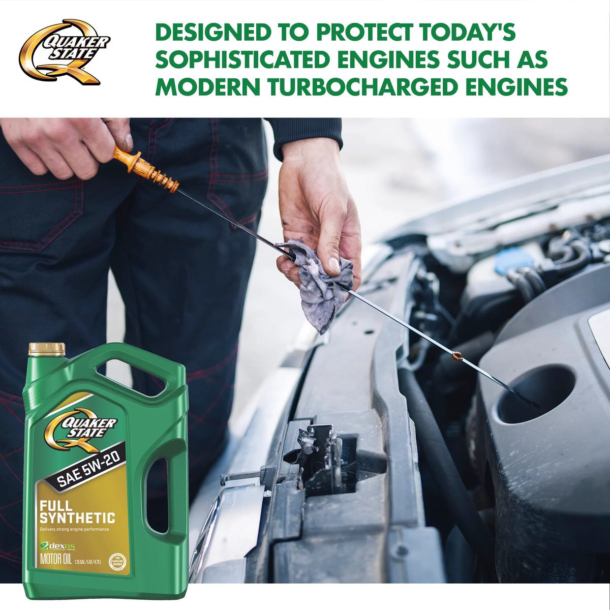 Full Synthetic 5W-20 Motor Oil, 5-Quart P2118