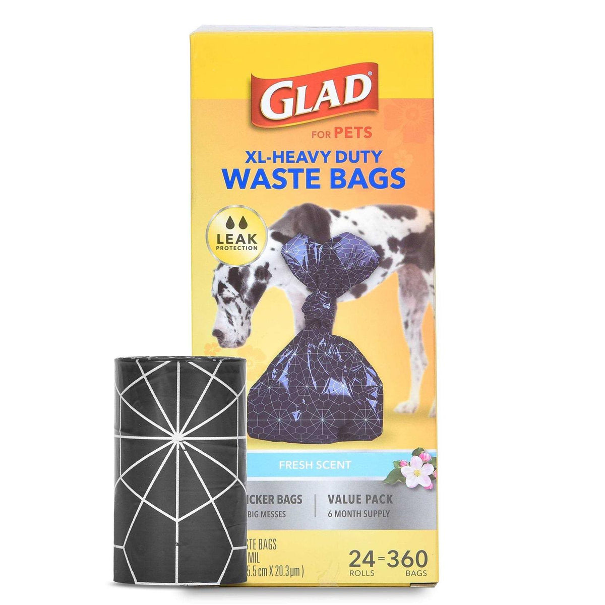 Extra Large Heavy Duty Scented Dog Waste Bags U30505
