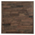 Recycled Wood Butcher Block Table Top with Espresso Finish I1210