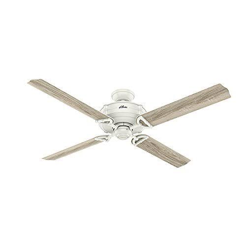 Fresh White Ceiling Fan with Light B6883