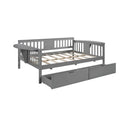 Gray Full & Double Size Bed E70787