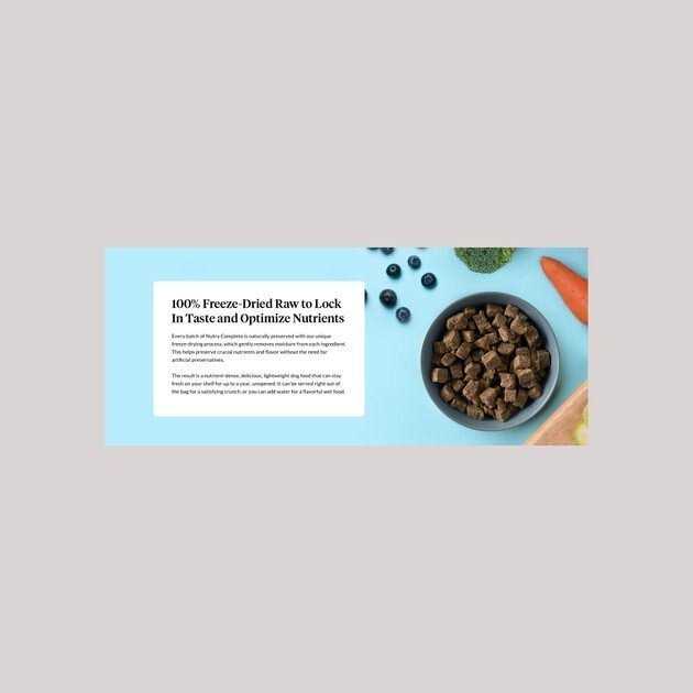 Freeze Dried Raw Pork Dog Food R786567