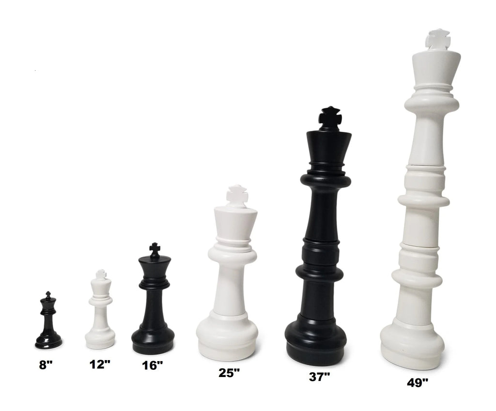 Giant Chess Set Bundle with Board & Checker Set N894605