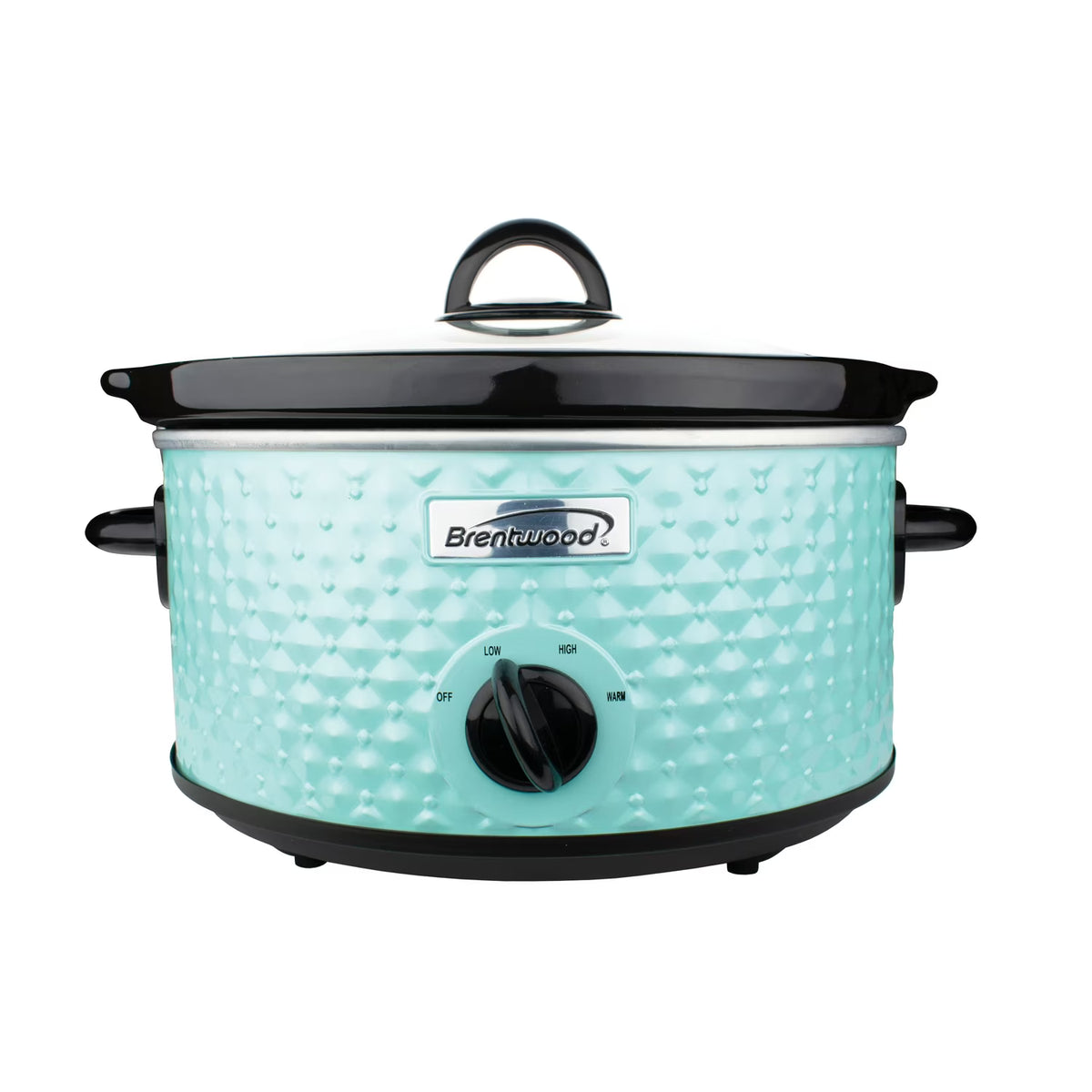 3.5-Quart Diamond-pattern Slow Cooker R198