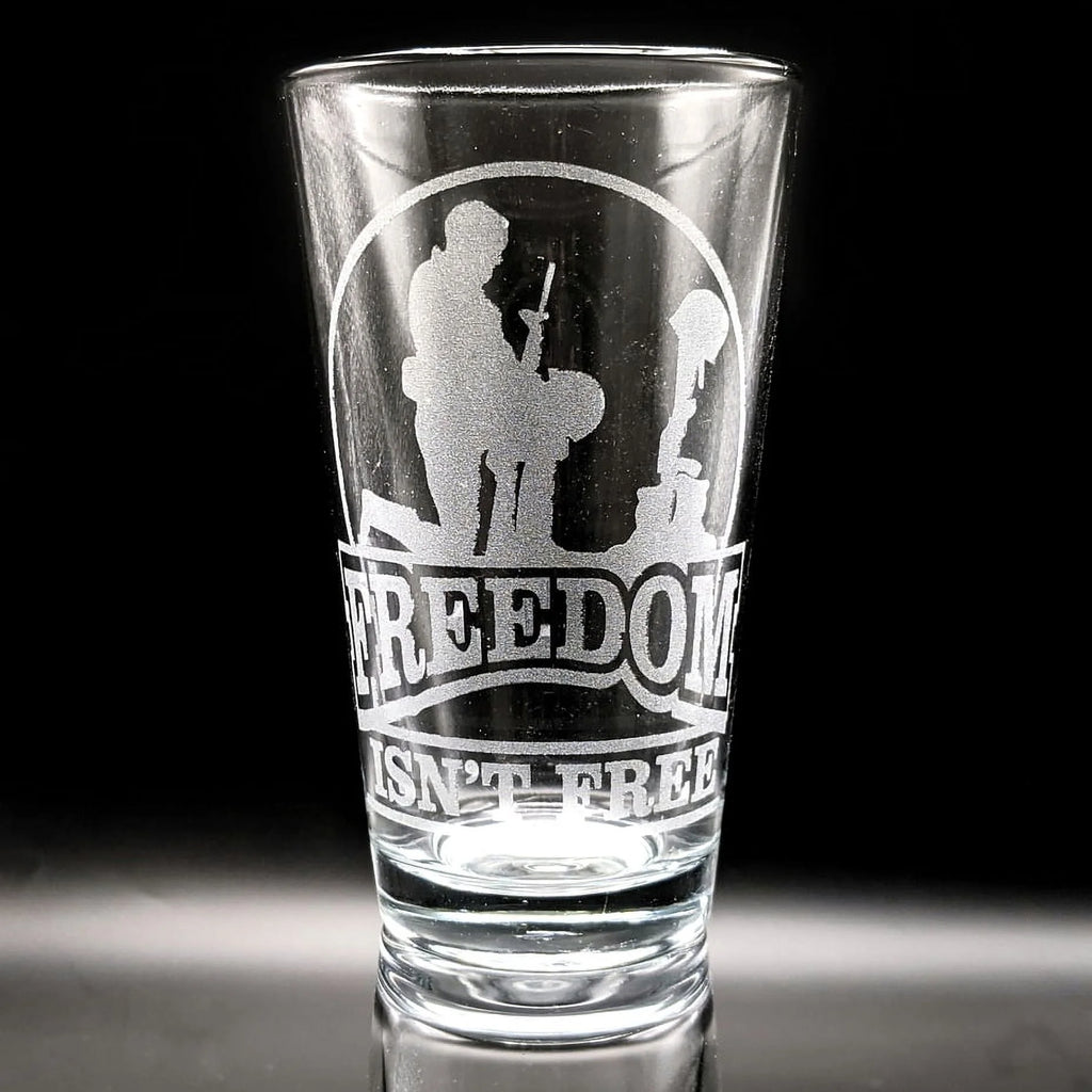 16oz Engraved Pint Glass O1629