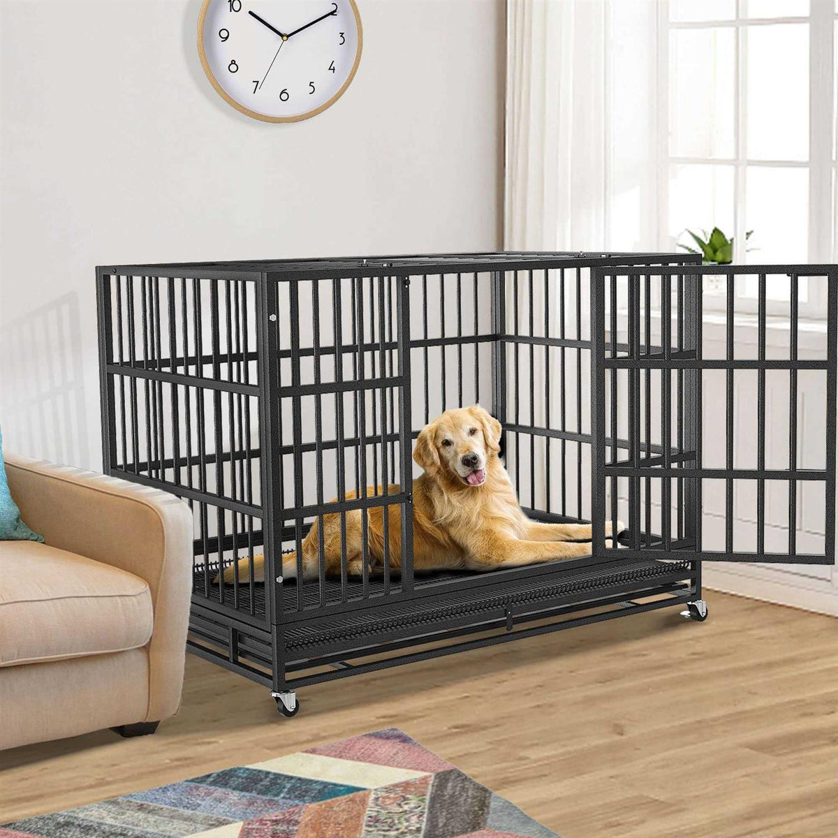 48 inch Heavy Duty Dog Crate M763
