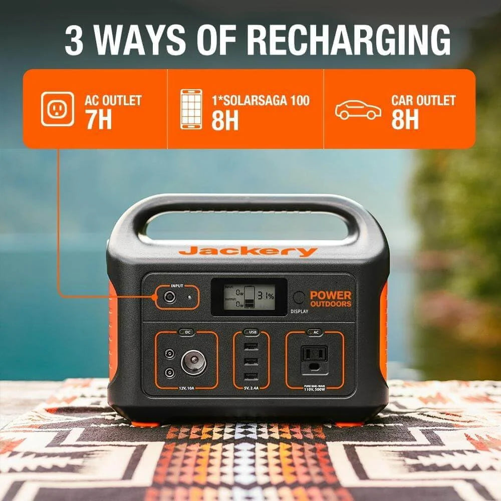 Portable Power Station 550 Wh Lithium-ion Battery 500W Output P188540