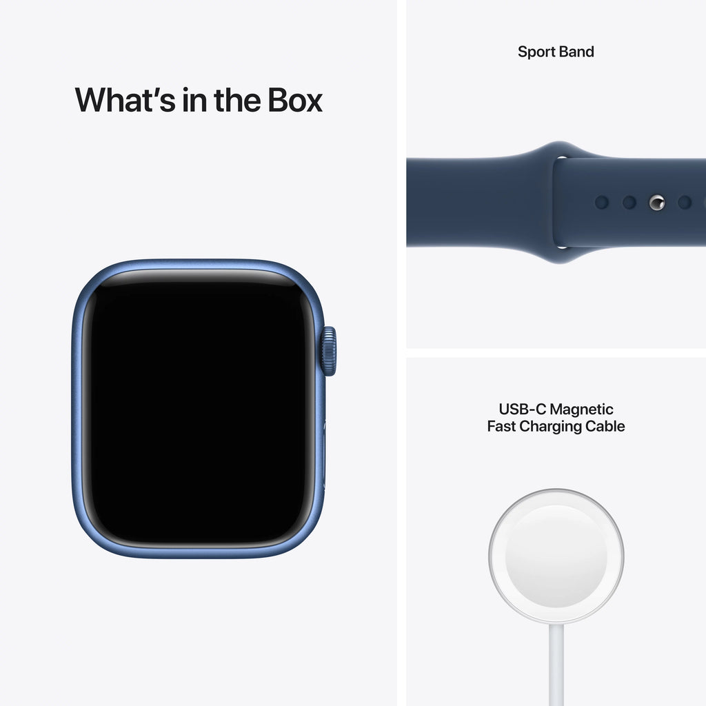 45mm Blue Aluminum Case with Sport Band P66393