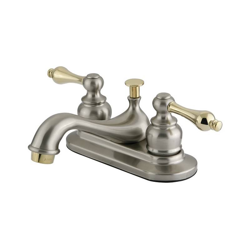 Satin Nickel Centerset Lavatory Faucet E342