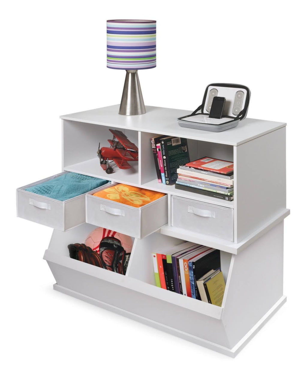 Espresso Two Bin Storage CUBBY E91810