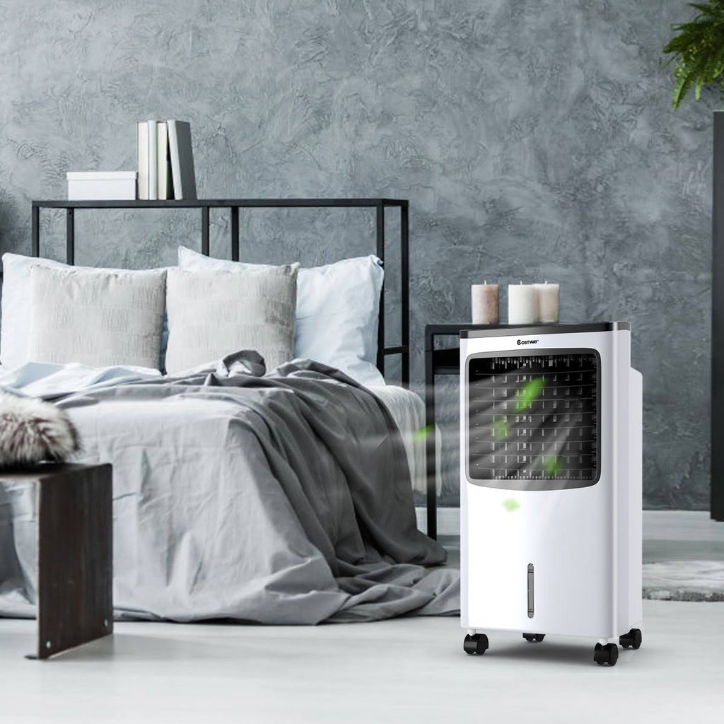 Black Portable Cooler Fan with Remote Control K97199