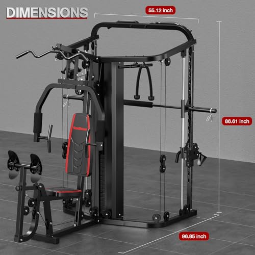 Home Gym System Workout Station with 138LB Weight Stack R820010