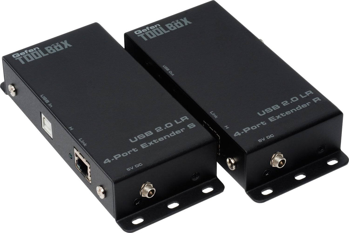 USB 2.0 4 Port Extender Black O76306