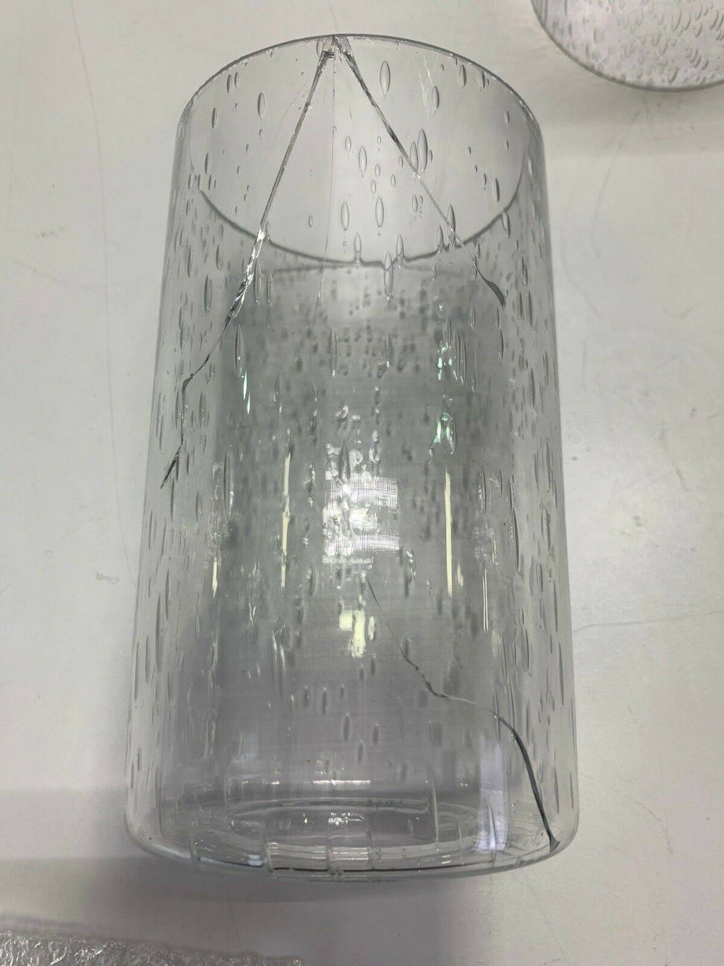 5-Light Distressed Black Wood Tone Rustic Clear Glass Chandelier L264