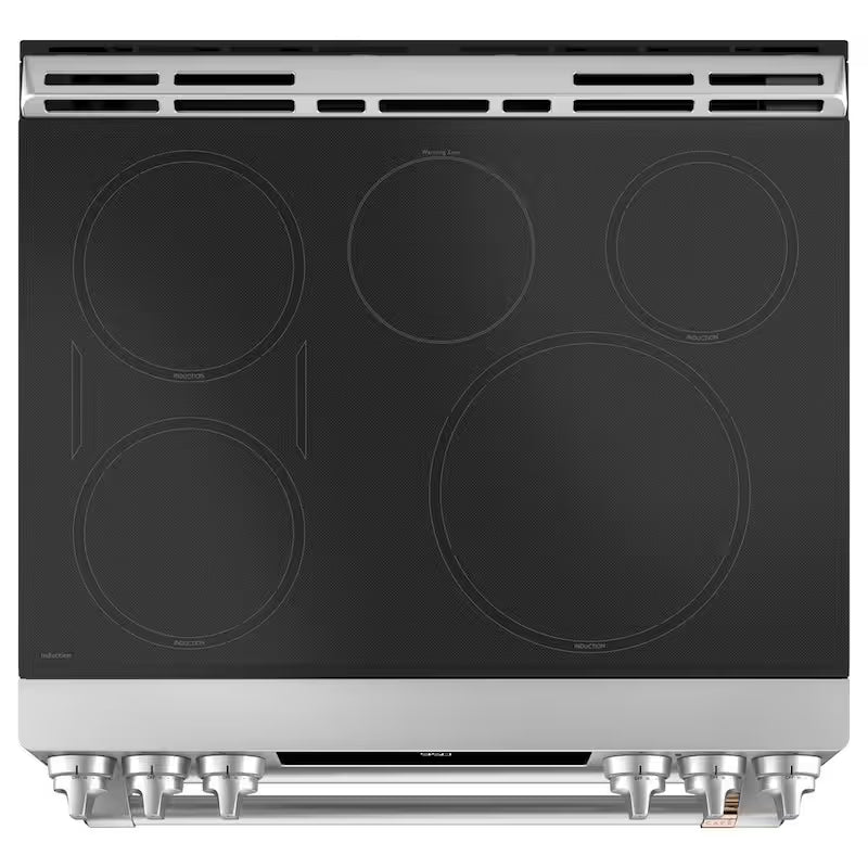 6.7 cu. ft. Smart Slide-In Double Oven Induction Range with Convection in Stainless Steel L275075