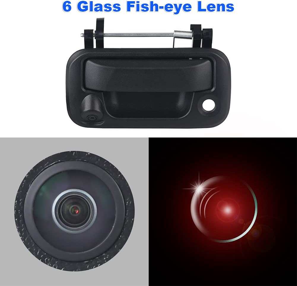 Black Waterproof Tailgate Handle with Camera Pack of 2 N115236