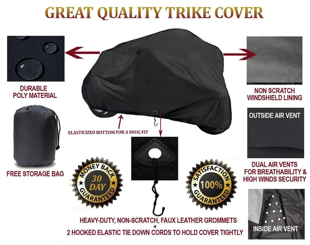 Trike Cover for Can-Am Roadster Spyder SE5 3-Wheeler L1766