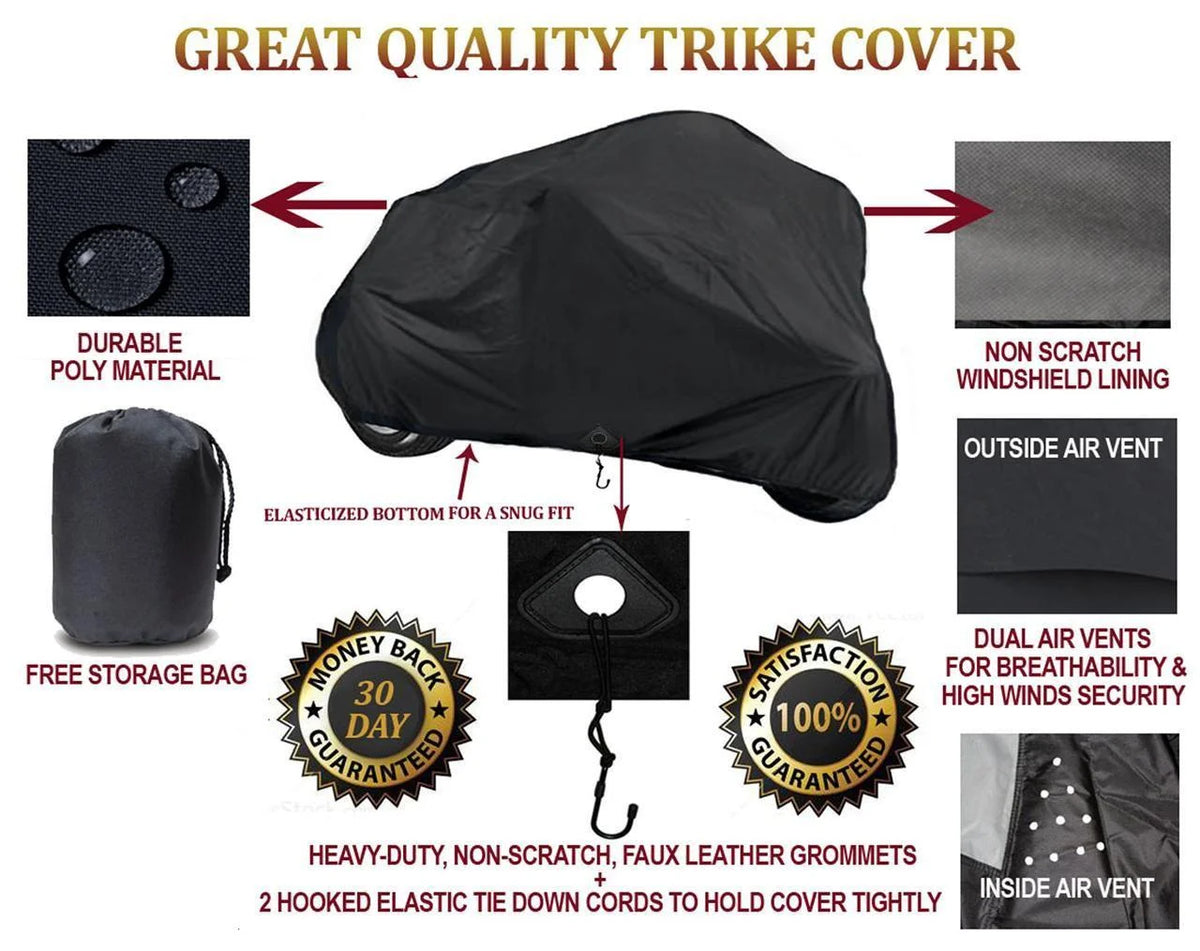 Trike Cover for Can-Am Roadster Spyder SE5 3-Wheeler L1766