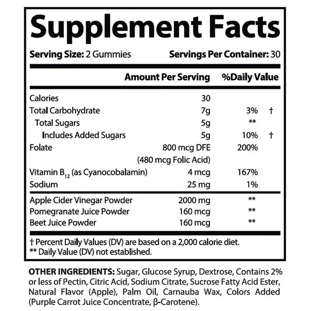 2000mg Dietary Supplement Gummies G71075