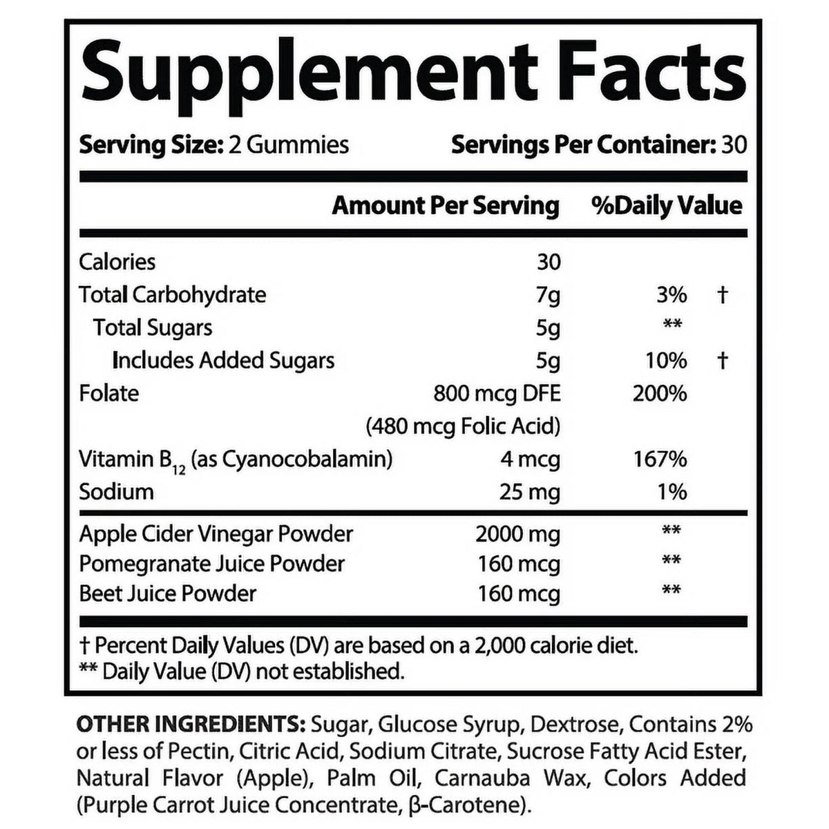 2000mg Dietary Supplement Gummies G71075