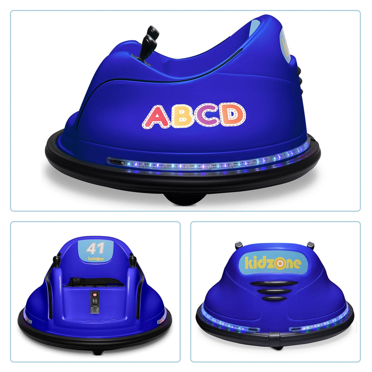 12V 2 Speed Bluetooth Electric Ride on Bumper Car with Remote Control X992