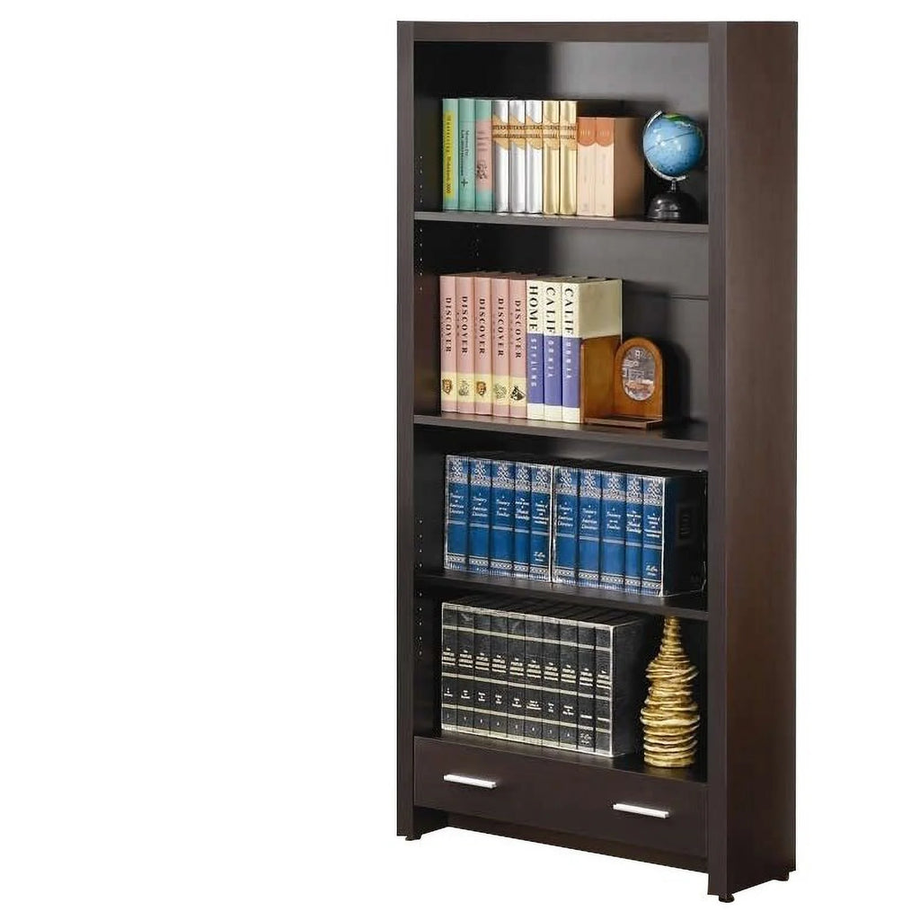 4-Piece Desk Bookcase Office Chair and Mobile File Cabinet Set R18378