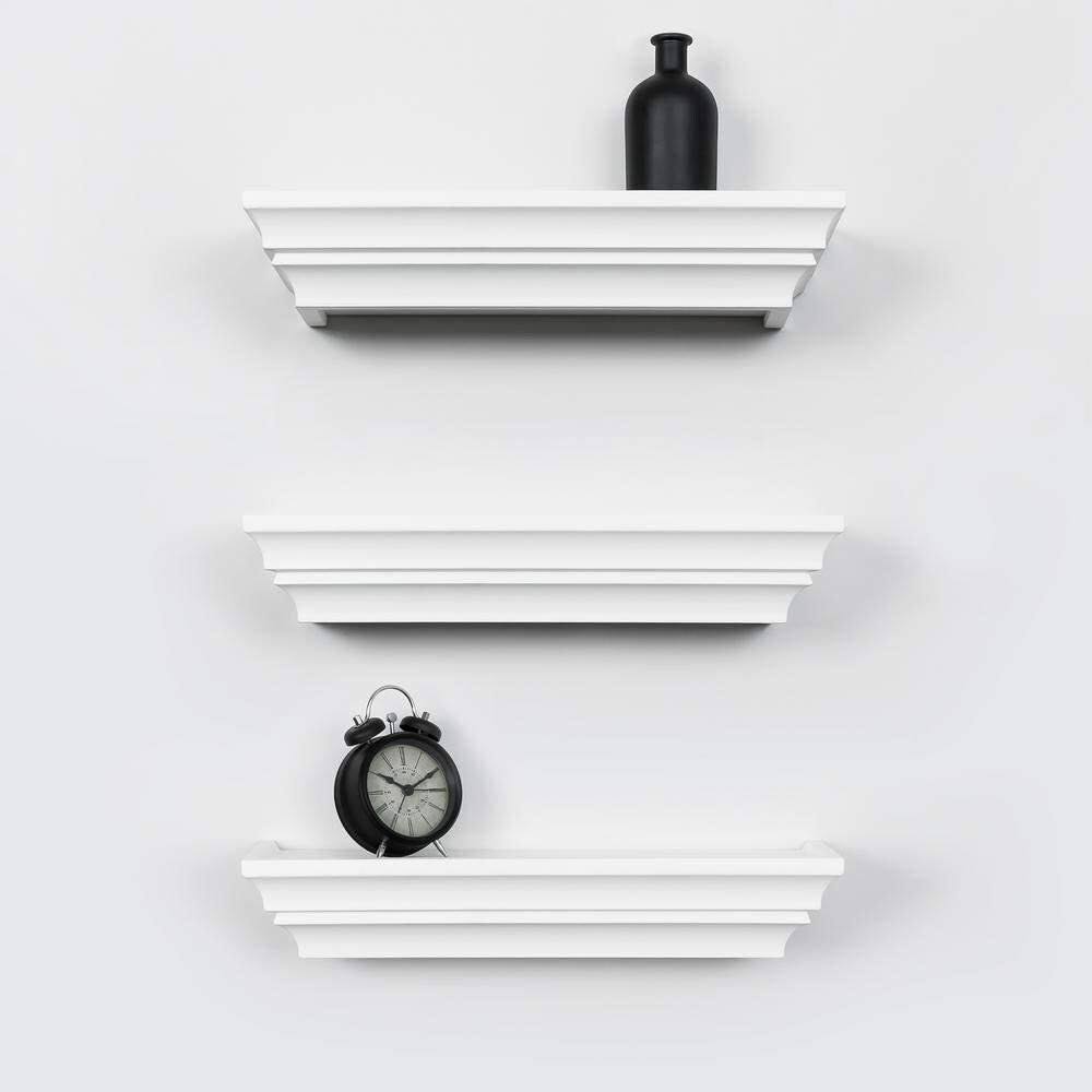 White 16x22 Wall Shelf Set 3 Q9055
