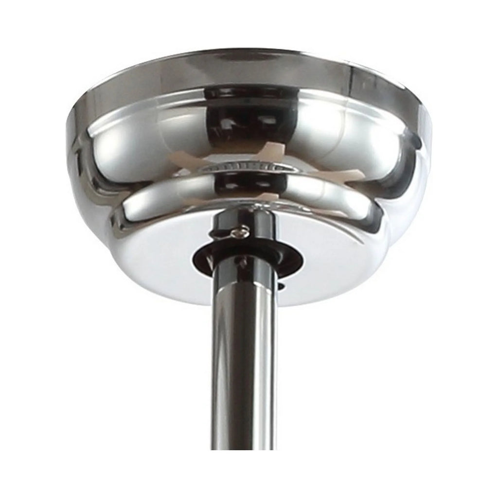 52" 6-Light Metal Wood LED Ceiling Fan M204