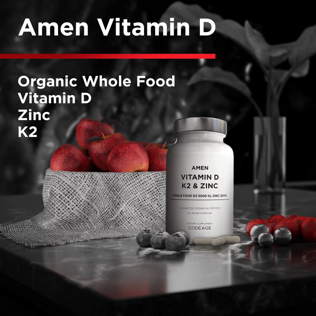 Vitamin D K2 & Zinc 5000 IU 60 ct R712156