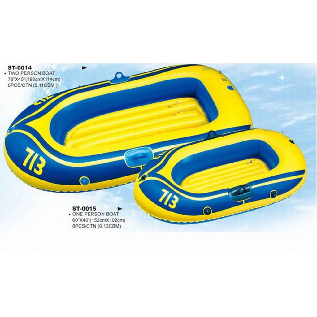 Double Kayak Inflatable Raft with Foot Pump Paddle Repair Kit A3065