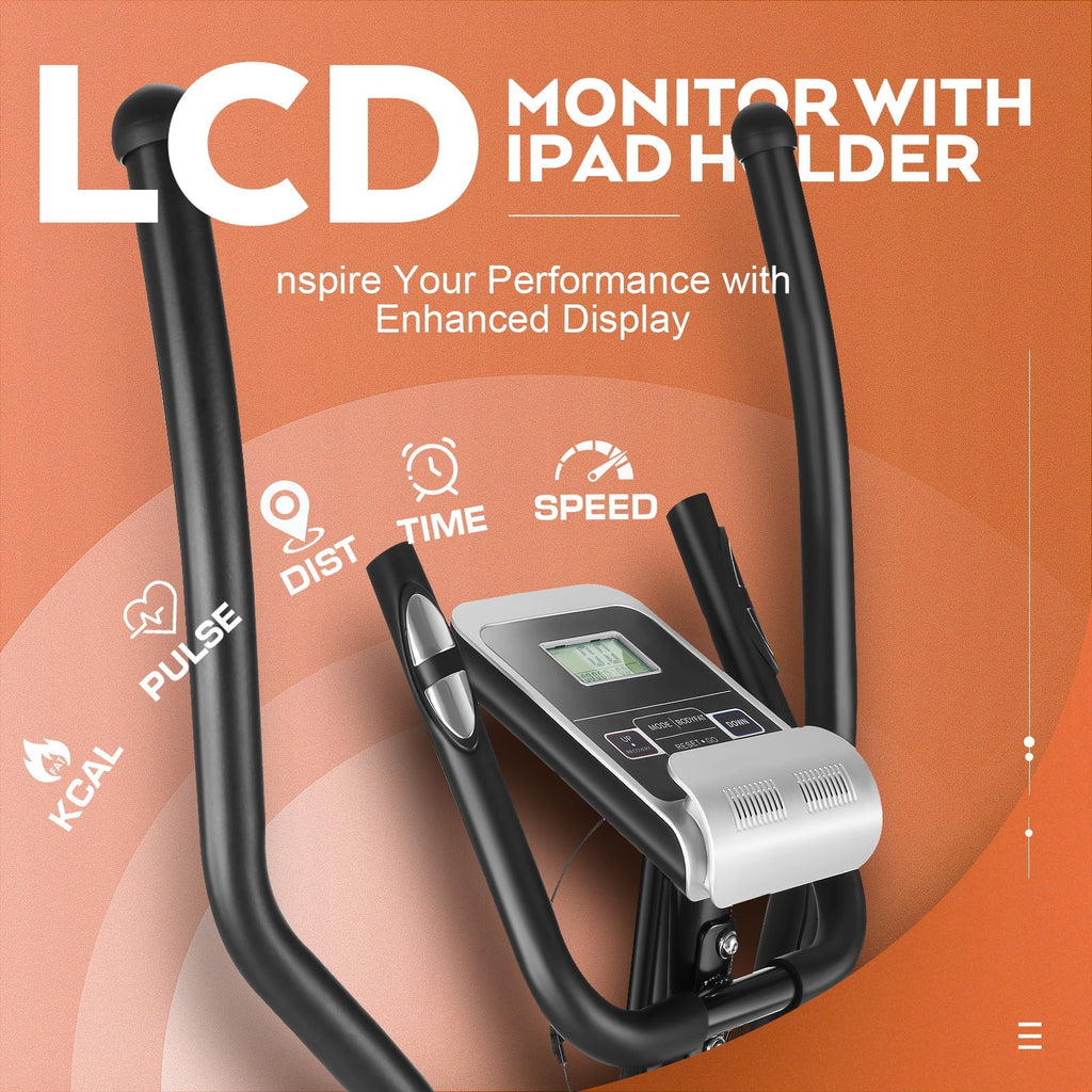 Elliptical Machine with 10 Levels Magnetic Resistance & LCD Display I171550