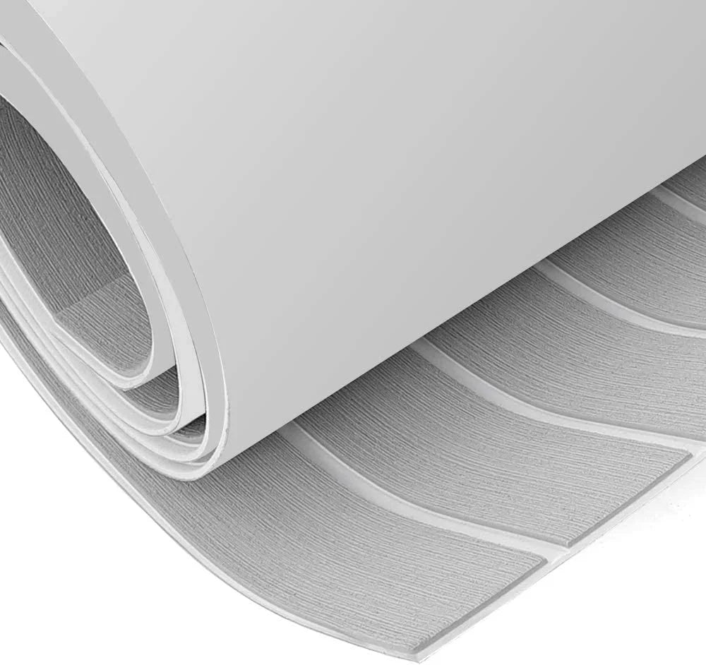 Gray+White Non-Slip Self-Adhesive EVA Foam Boat Decking Sheet O905