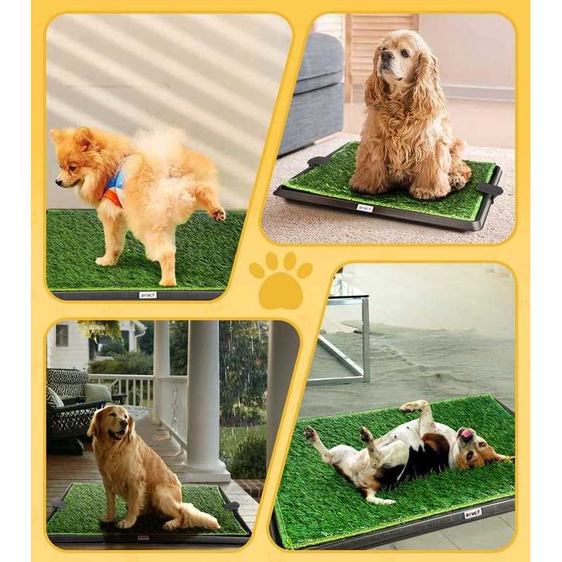 Super Absorbent Dog Grass Pad with Tray K2696