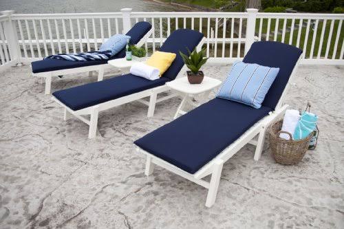 White Nautical Side Table J76093