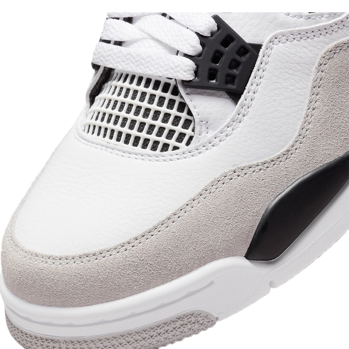 Men's Retro White Black Neutral Grey Sneakers C28081