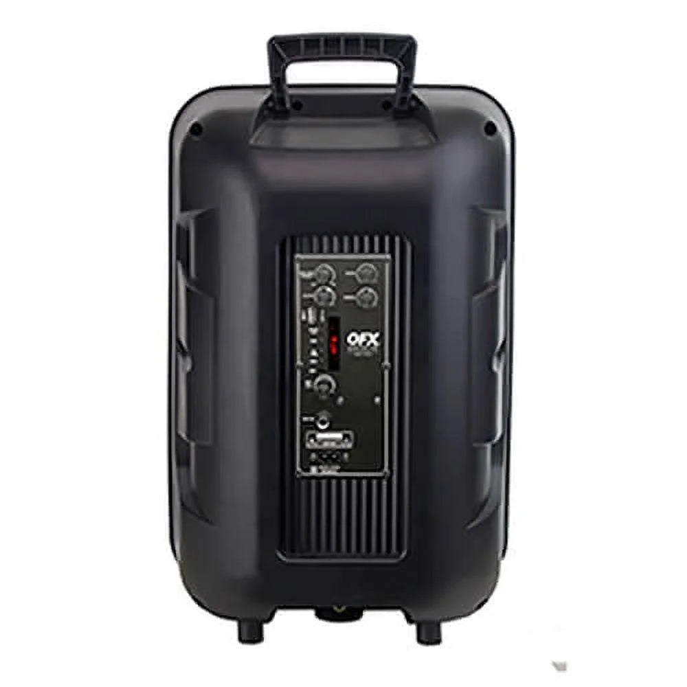 12in Black Portable Party Speaker P95494