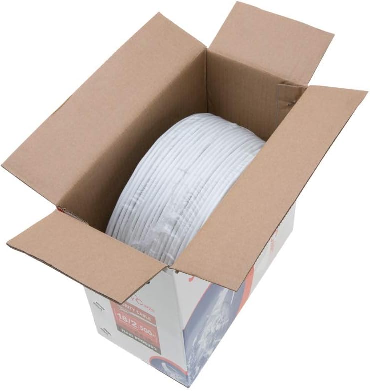 Bulk 18/4 Stranded Conductor Alarm Control Cable 500ft Unshielded Z6843