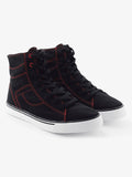 Black / Red Stretch Canvas High Tops K73436