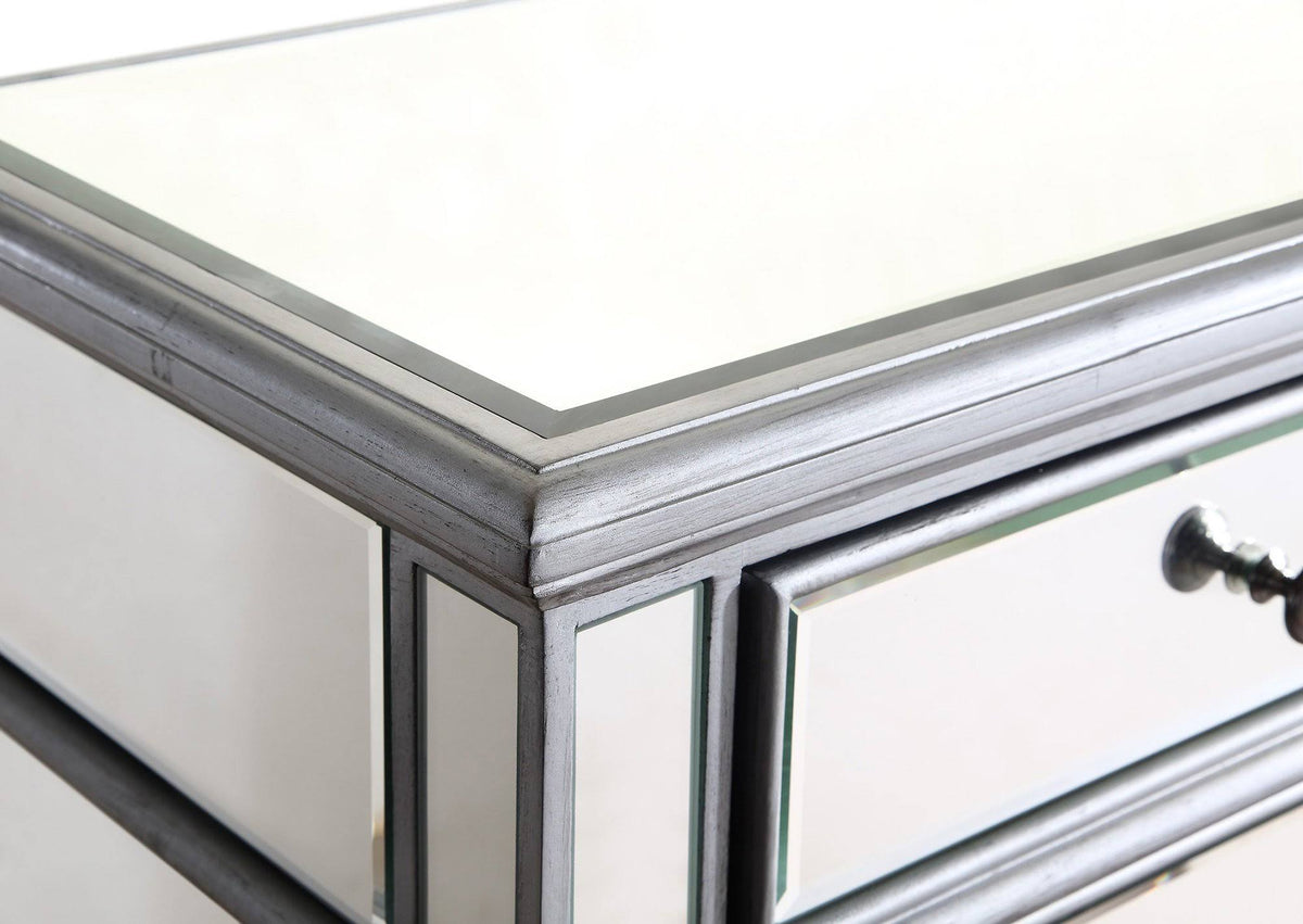 Silver 1 Door Cabinet O6526