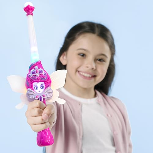 Magic Pink Fairy Wand with Light-Up Color Screen G70440