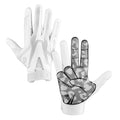 White Football Gloves V544904